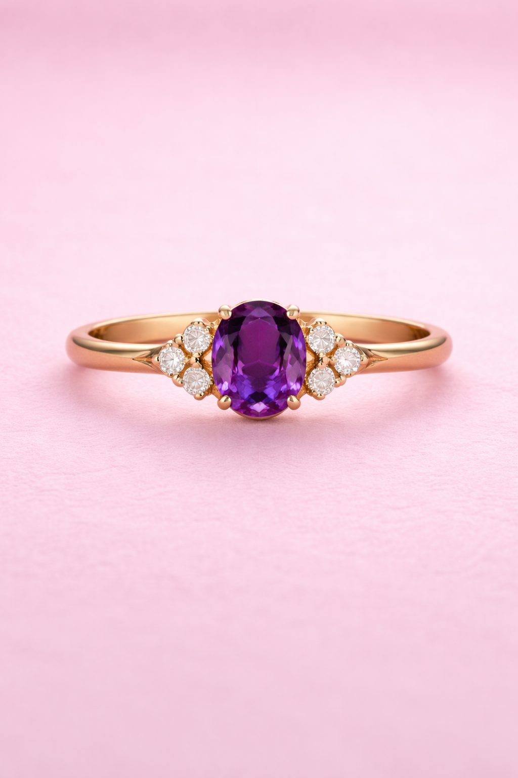 Purple Amethyst Ring